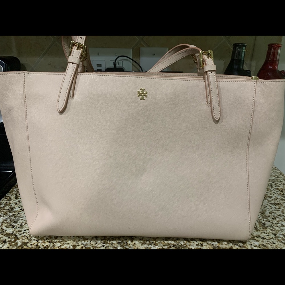 Tory Burch light pink tote. Bargain!